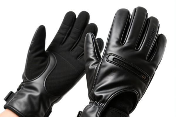 Image for Synthetic Leather Ski Gloves