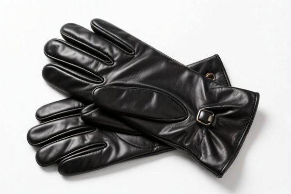 Lined Composition Leather Gloves