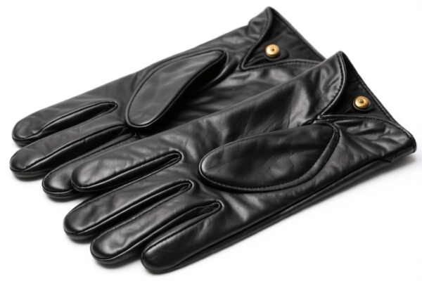 Lined Composition Leather Gloves