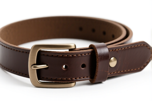 Image for Genuine Leather Military Belt