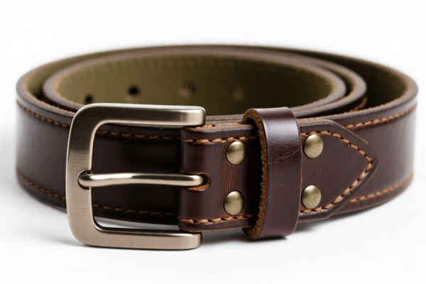 Image for Genuine Leather Military Belt