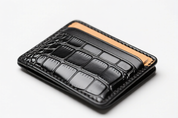 Crocodile Leather Card Holders
