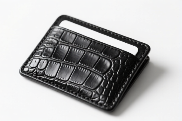 Crocodile Leather Card Holders