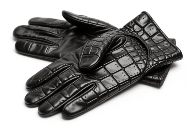 Crocodile Leather Gloves