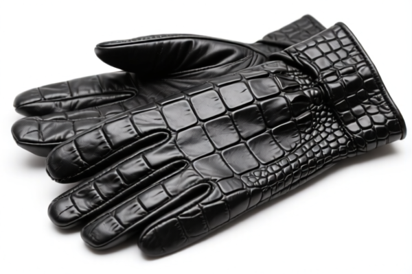 Crocodile Leather Gloves