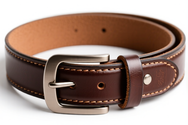 Composite leather belting for machinery