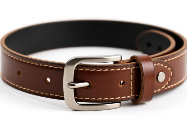 Composite leather belting for machinery