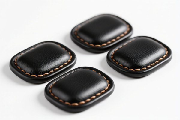 Synthetic leather buffer pads for automation equipment