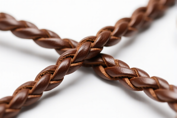 Image for Braided Leather Shoelaces