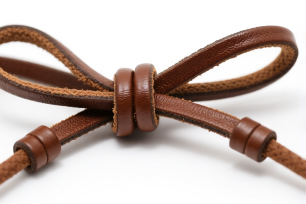 Image for Brown Leather Shoelaces