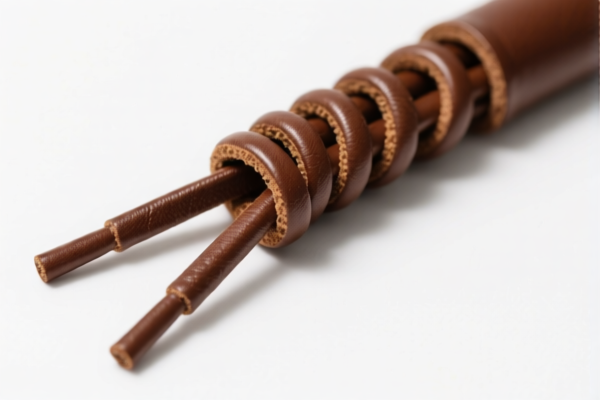 Image for Brown Leather Shoelaces