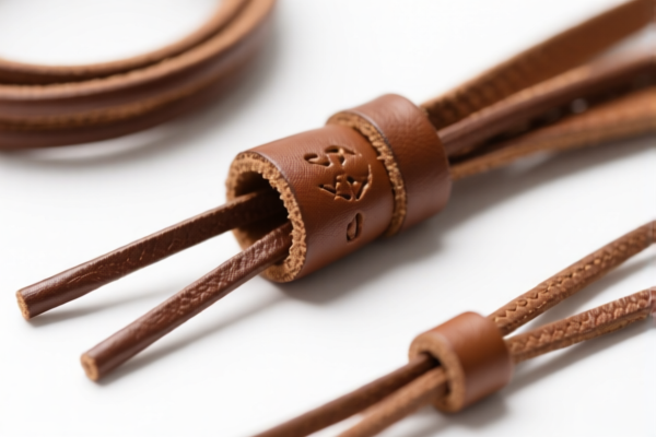 Composition Leather Shoelaces
