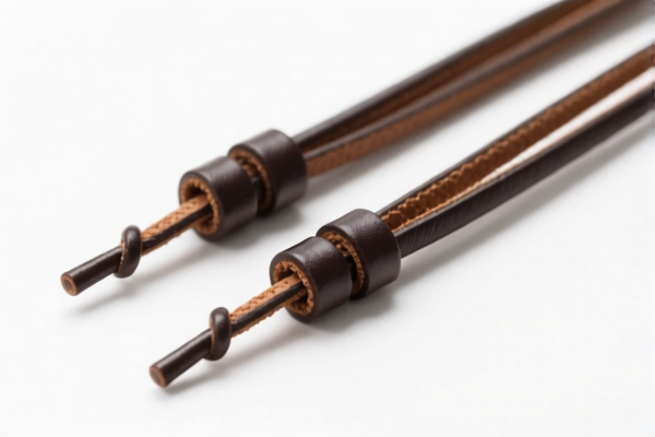 Composition Leather Shoelaces