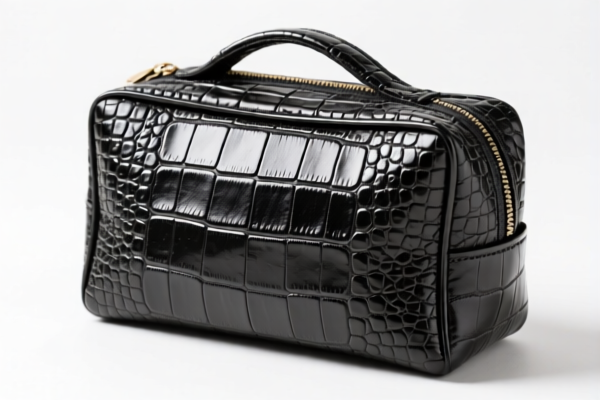 Crocodile Skin Cosmetic Bag