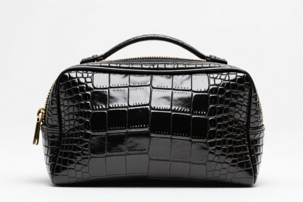 Crocodile Skin Cosmetic Bag