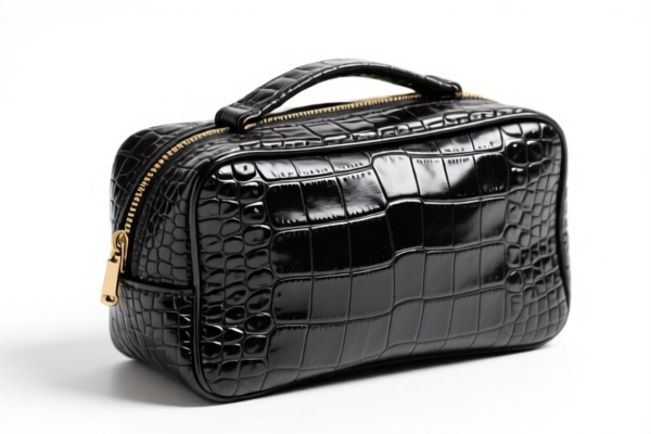 Crocodile Skin Cosmetic Bag