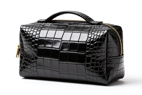 Crocodile Skin Cosmetic Bag