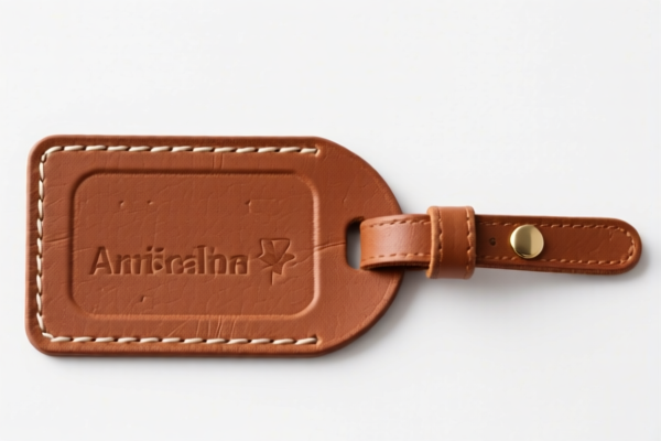 Image for Composition leather luggage tags
