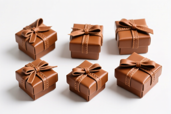 Composition leather small gift boxes