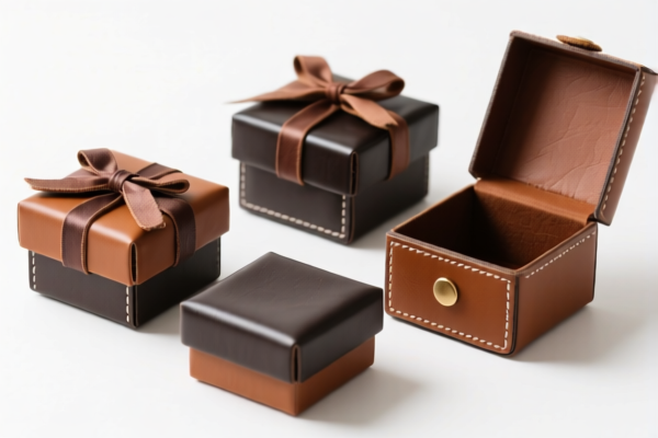 Composition leather small gift boxes
