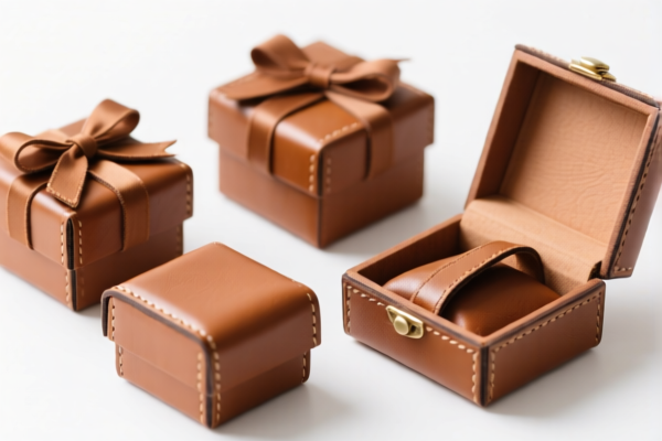 Composition leather small gift boxes