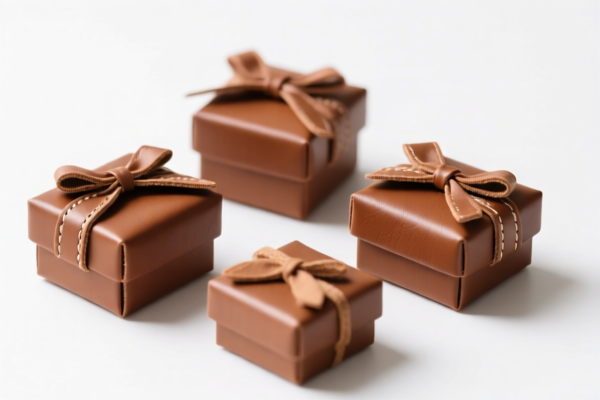 Composition leather small gift boxes