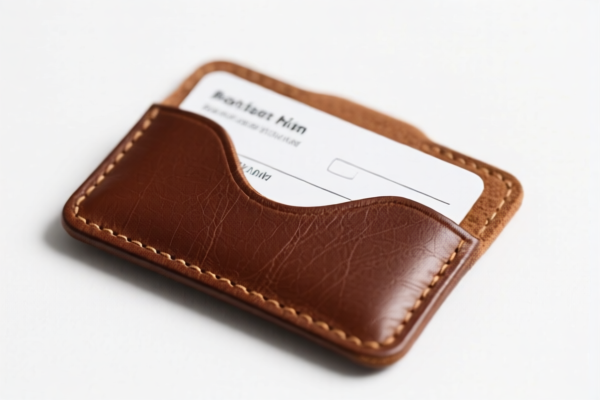 Leather business card cases