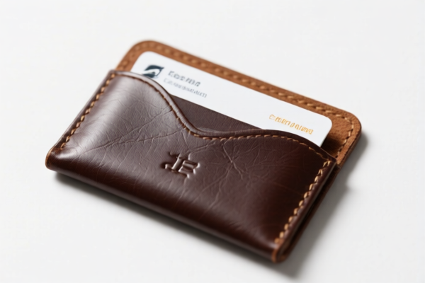 Leather business card cases