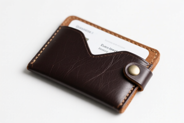 Leather business card cases