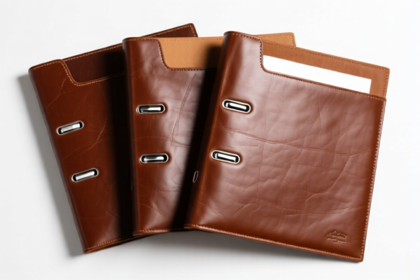 Leather folders
