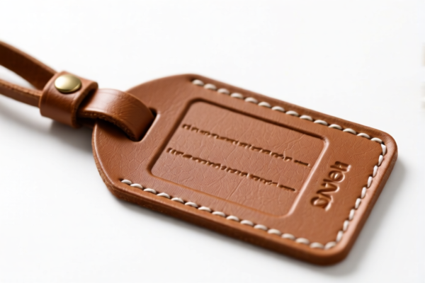Image for Leather luggage tags