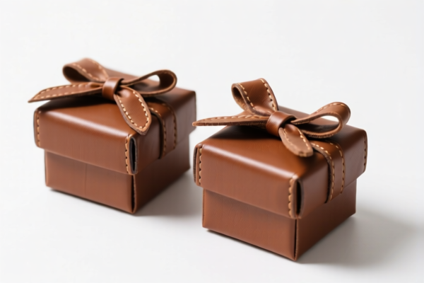 Leather small gift boxes