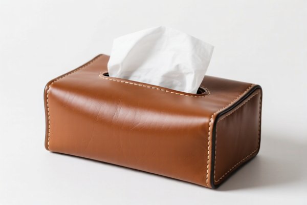 Leather tissue boxes