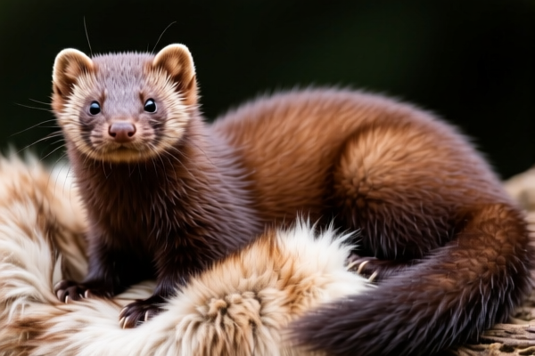 Wild Mink Raw Furskins for Furriers' Use