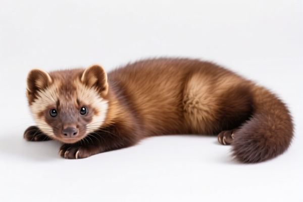 Raw mink fur