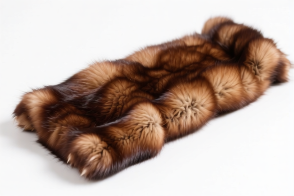 Raw mink fur