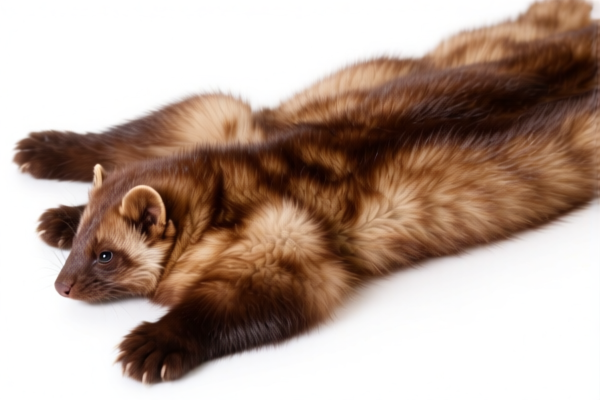 Whole mink skins (with head, tail and paws)