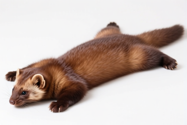 Whole mink skins (with head, tail and paws)