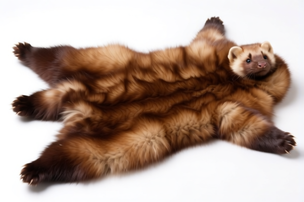 Whole mink skins