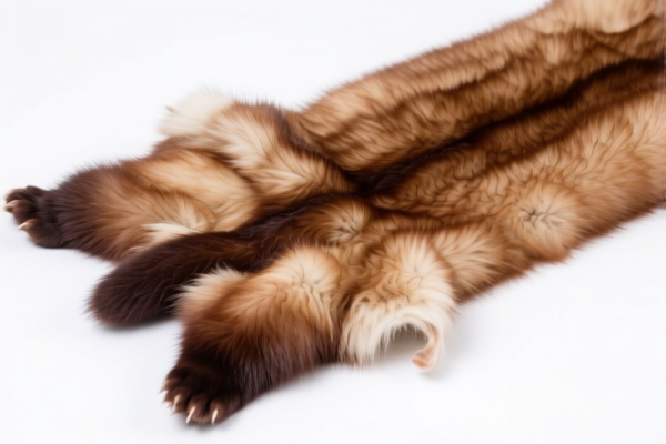 Whole mink skins