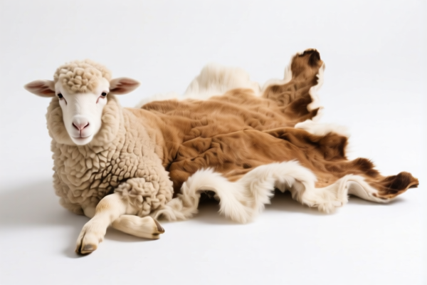 Raw Lambskins (including heads, tails, paws etc