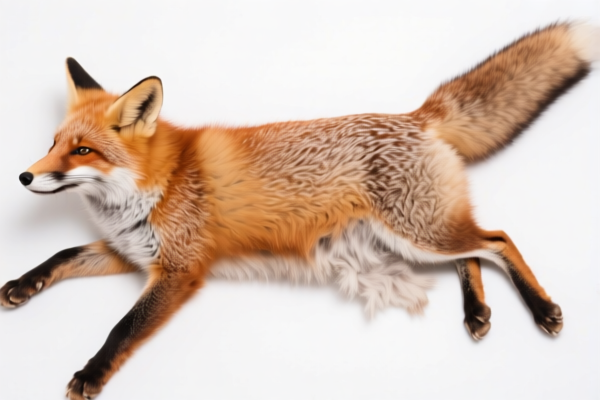 Raw fox fur skins (whole, with head), other