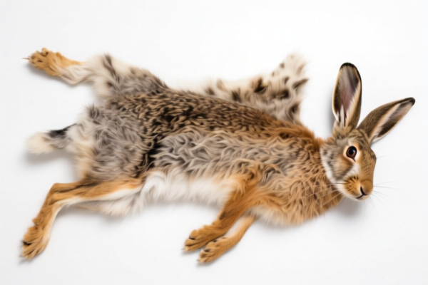 Hare Skins for Furriers' Use