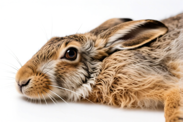 Raw Hare Skins with Head
