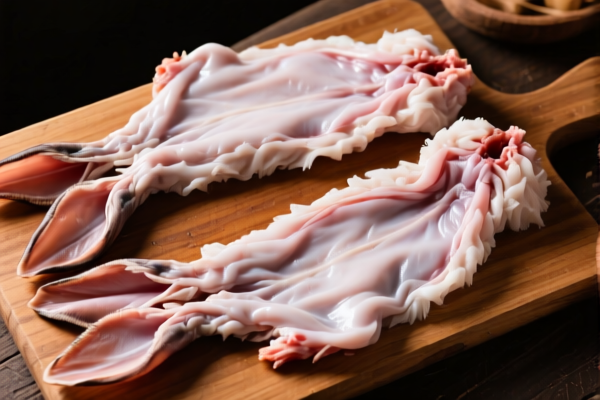 Untanned raw rabbit skins