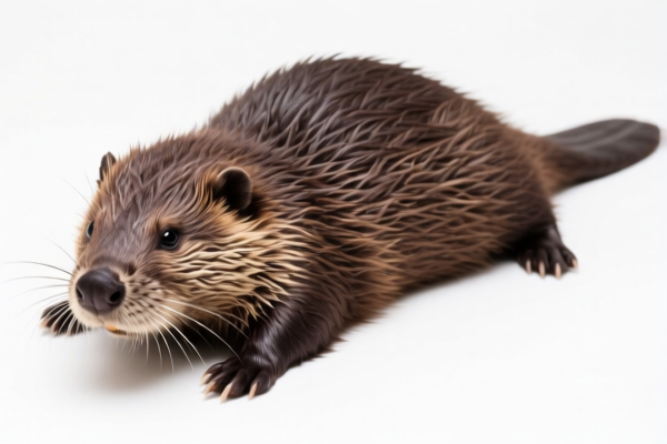 Raw beaver pelts