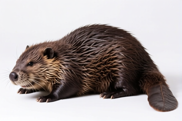 Raw beaver pelts