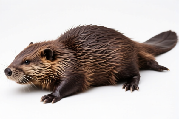 Whole raw beaver pelts