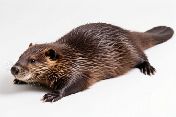 Whole raw beaver pelts