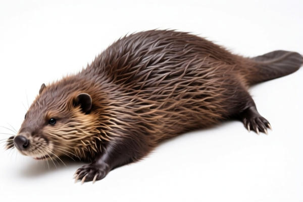 Whole raw beaver pelts